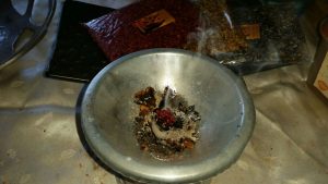 Incense in Ethiopian Censer